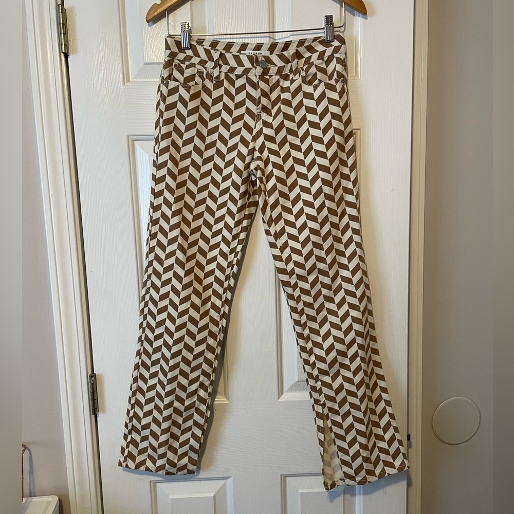 NWT Pacsun Brown Chevron Low Rise Straight Leg Jeans 🤎0132